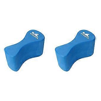 2X Pull Buoy Swim Training Leg Float for Adults & Youth Swimming Pool Strokes & Upper Body Strength EVA & BPA Free,Blue