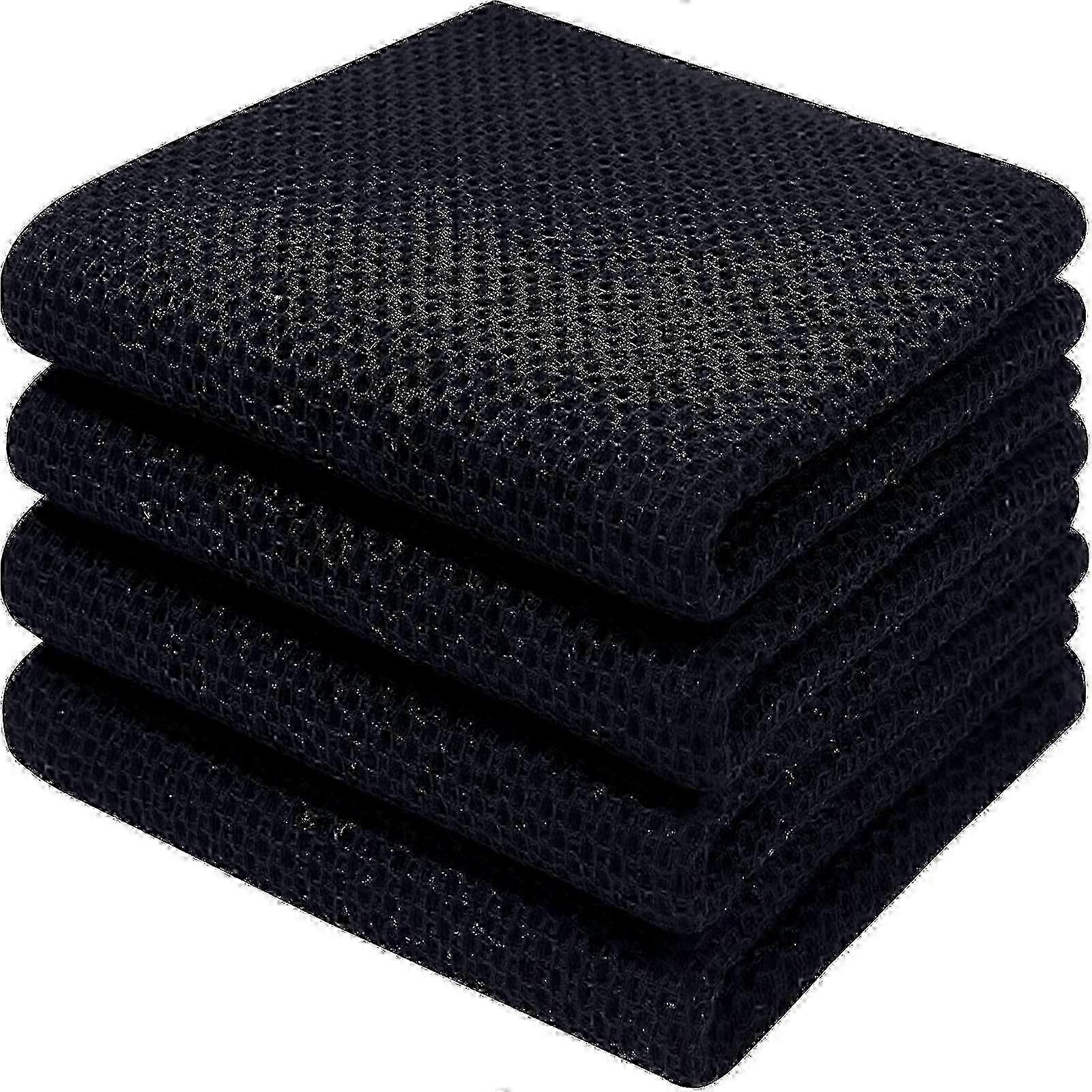 100% cotton dishcloths for kitchen 6-pack with loop