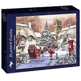 Village And Santa Puzzel 1500 Stukjes