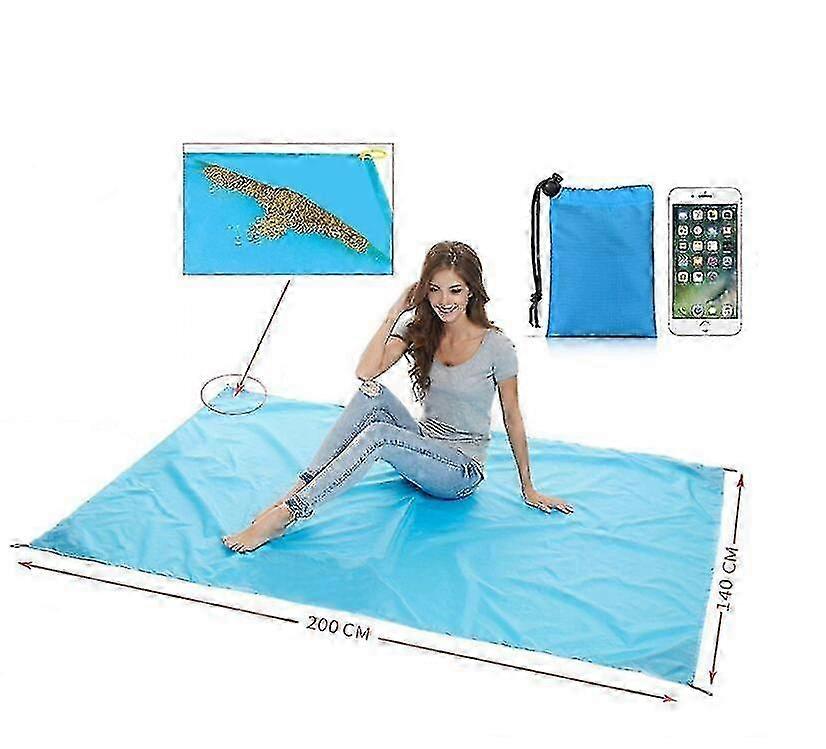 Zip-Pocket Sand-Resistant Picnic Mat