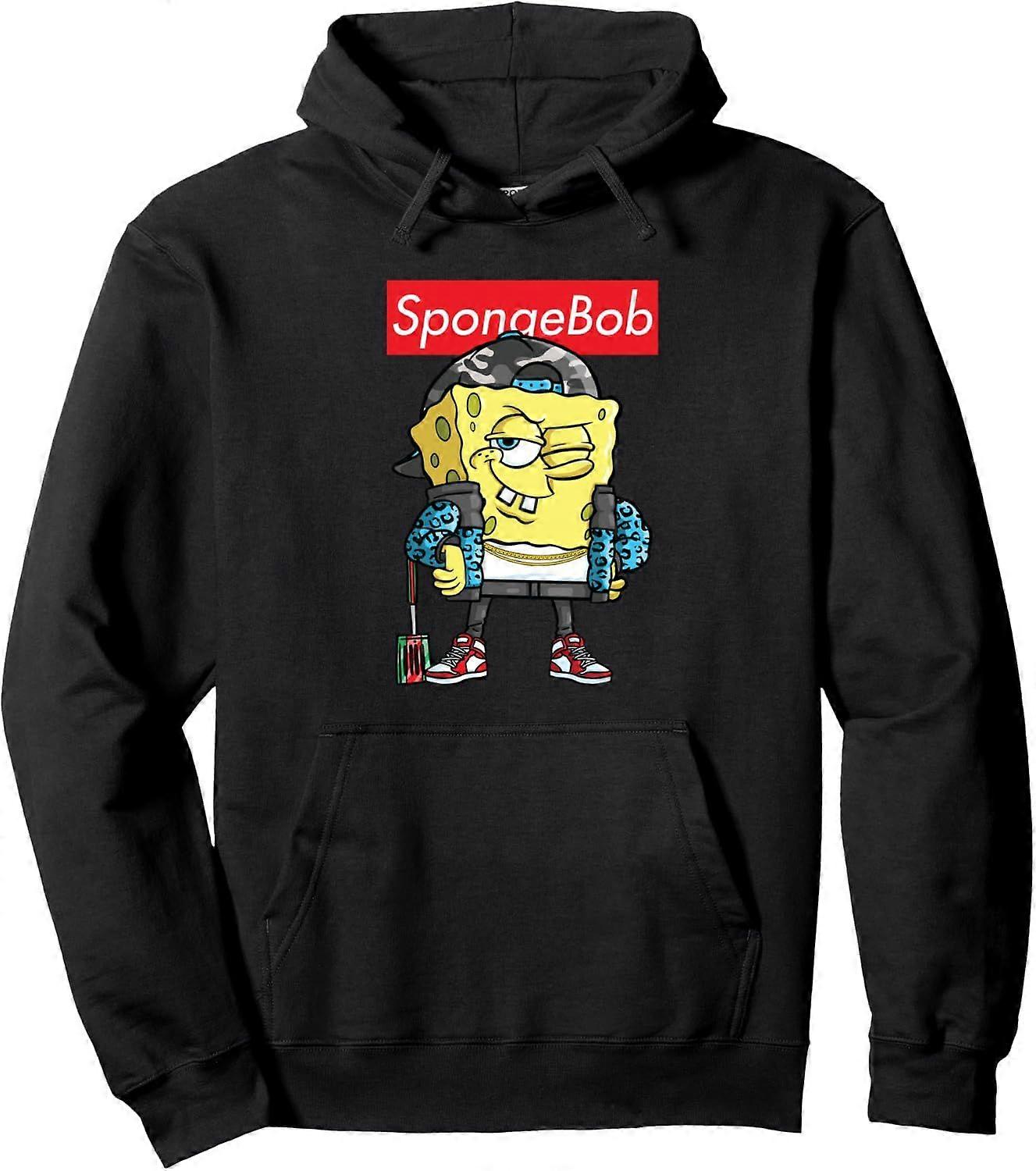Spongebob Squarepants Logo Pullover Hoodie JJ1698