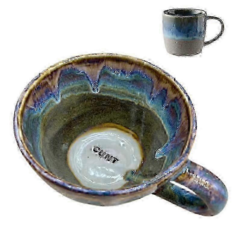 Lightning Glaze Ceramic Mug With Secret Inside Line