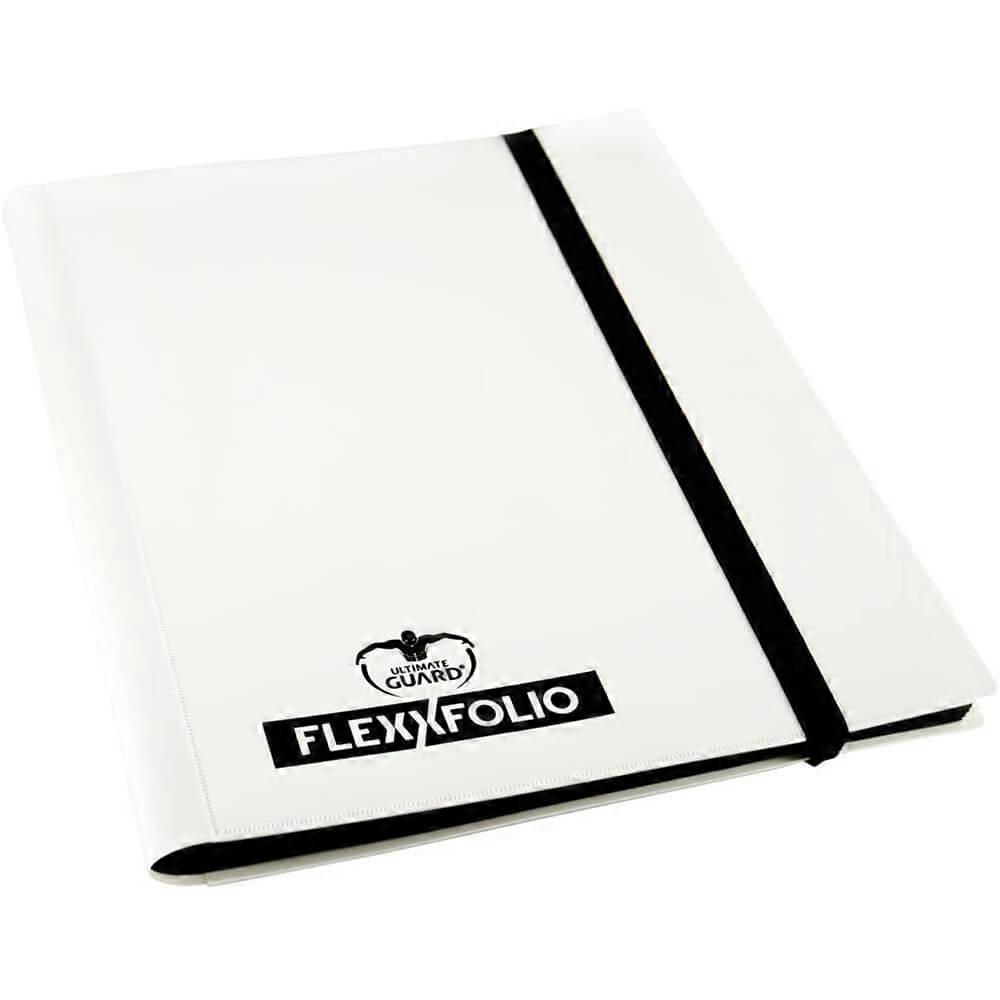 WHITE Ultimate Guard 9 Pocket Flexxfolio Folder Side Loading Pocket Design