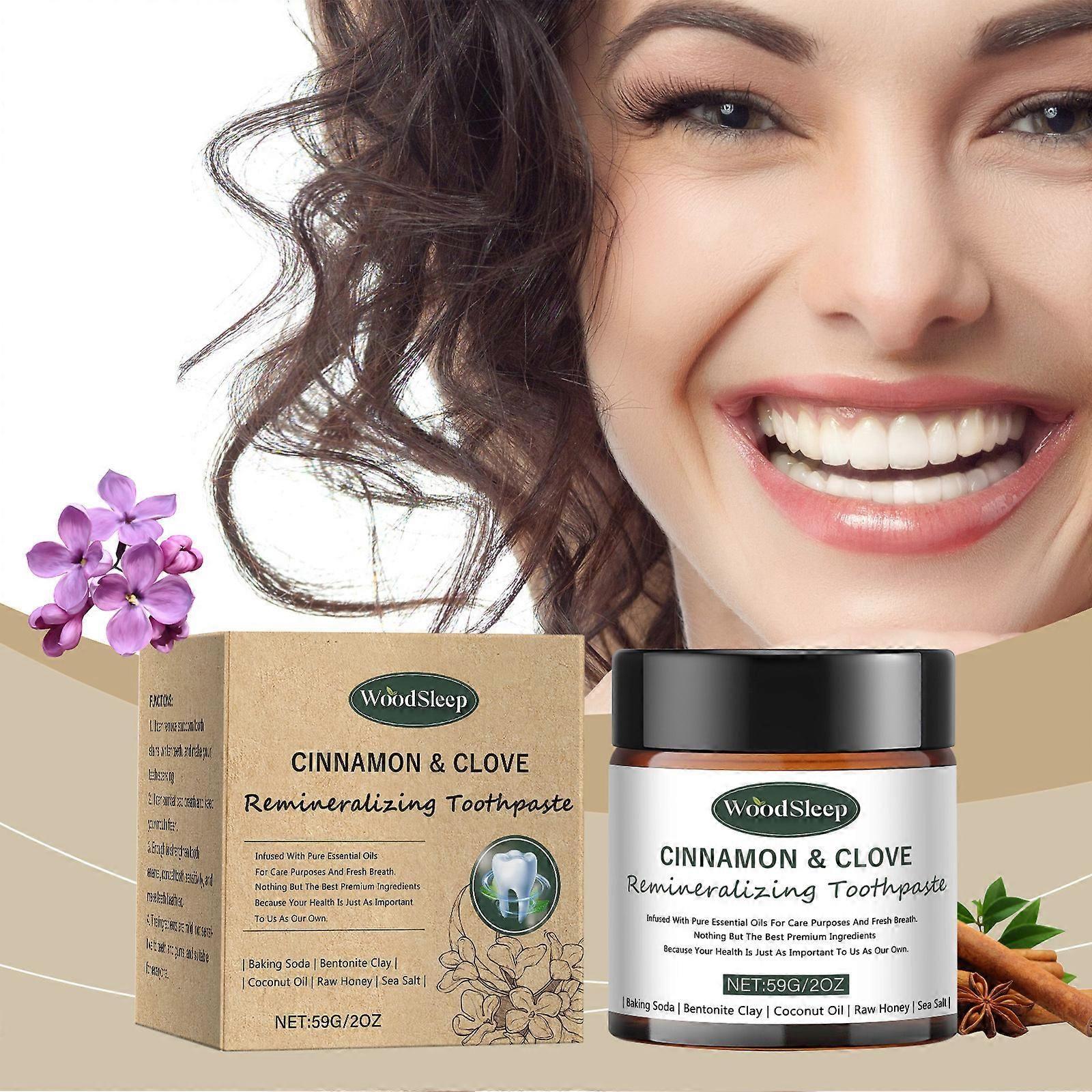 Cinnamon Toothpaste, Clove Toothpaste, Cinnamon and Clove Toothpaste, Natural Fluoride-Free Toothpaste