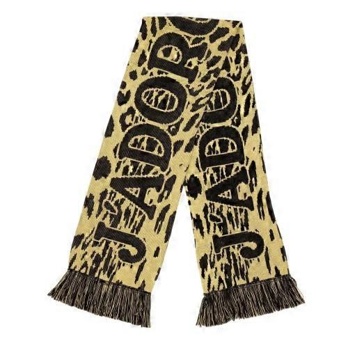 Aries Mens Leopard Print Scarf