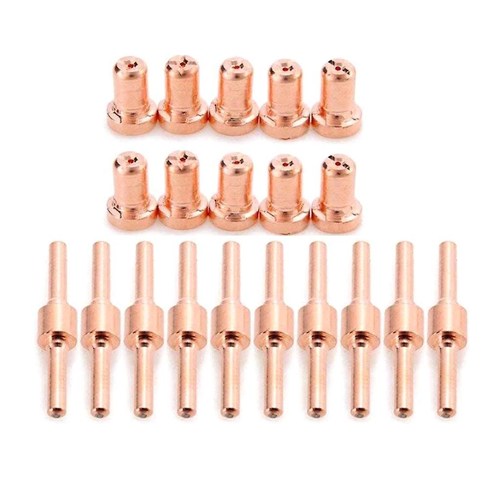 Electrode & Nozzles Red Copper For PT31 LG40 40A Cutting Welding Torch Mayitr