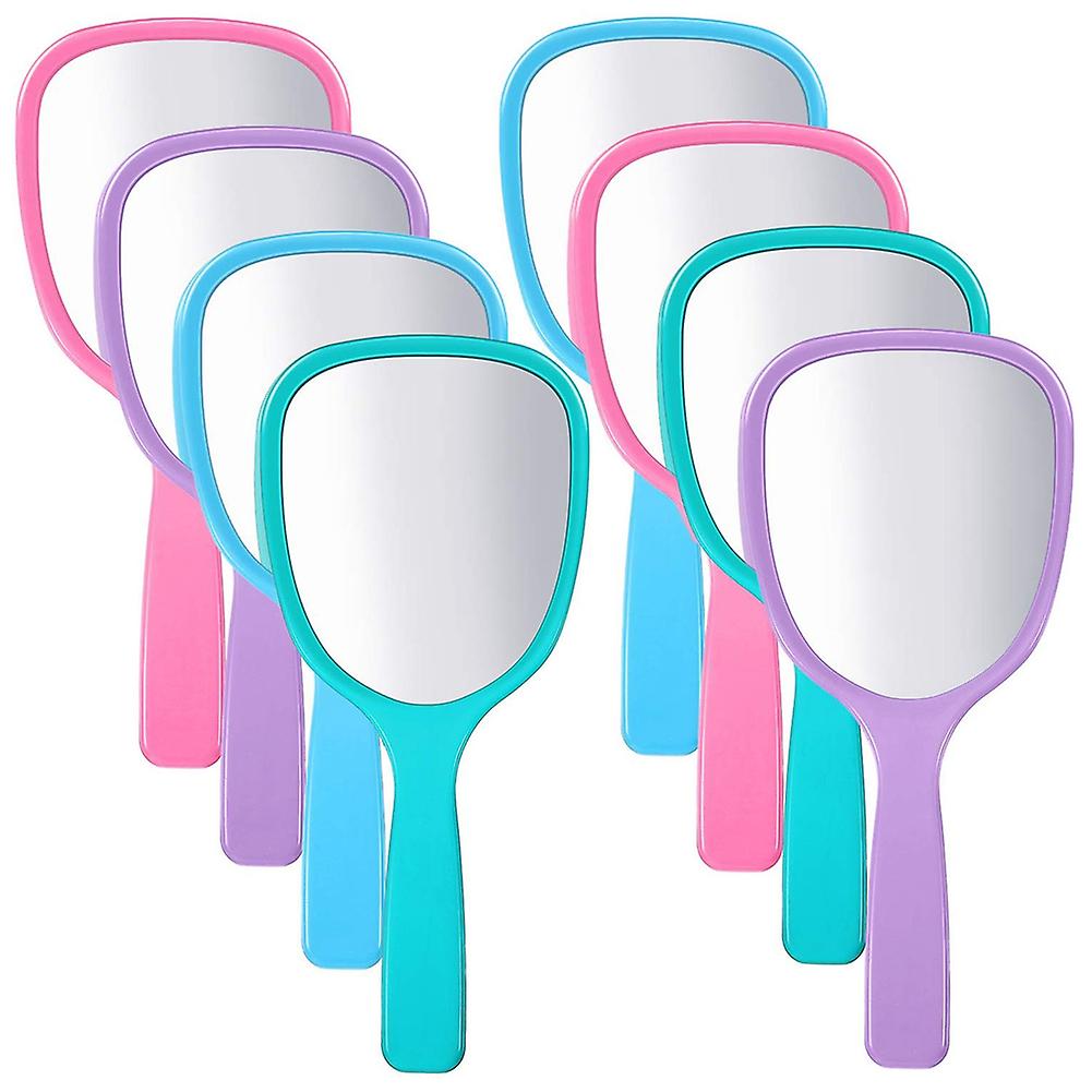 Handheld Hand Mirror Compact Travel Makeup Mirror Handheld Cosmetic Mirror with Handle Personal Mir