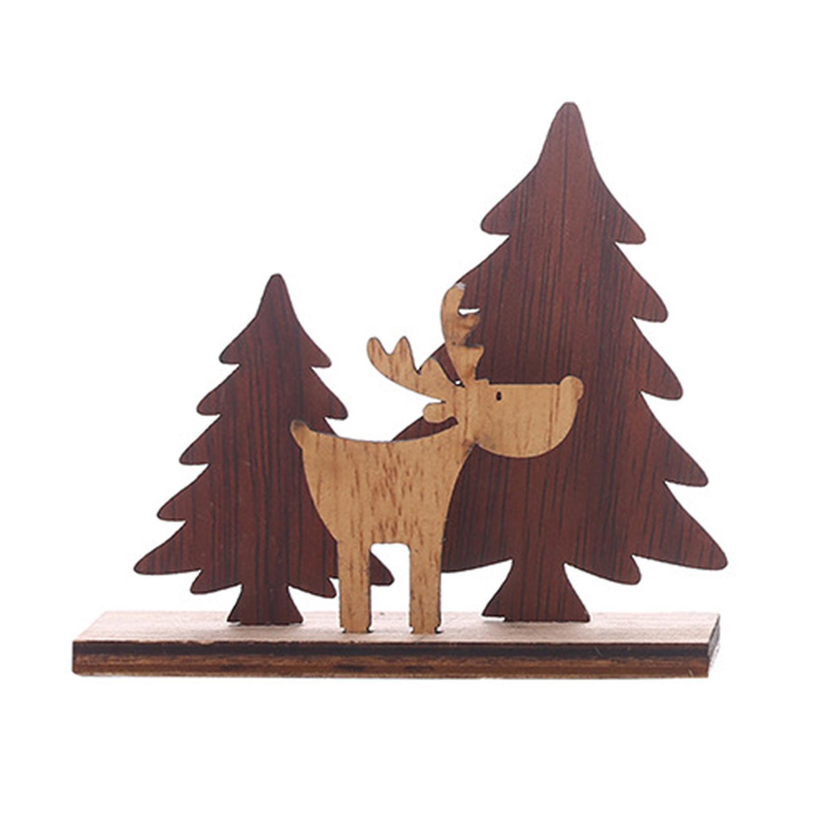 Christmas Diy Wood Decoration Festive Holiday Ornaments For Family Interactive Games