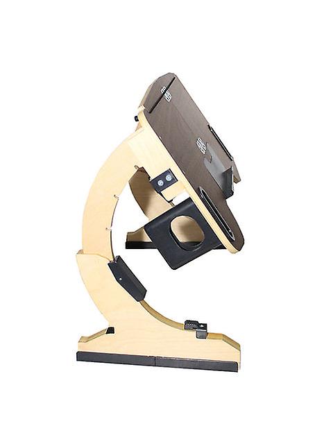 Adjustable Wooden Bedside Table Laptop Folding Table Aluminum Vertical Computer Desk Ergonomic Lap Table Room Desk Furniture