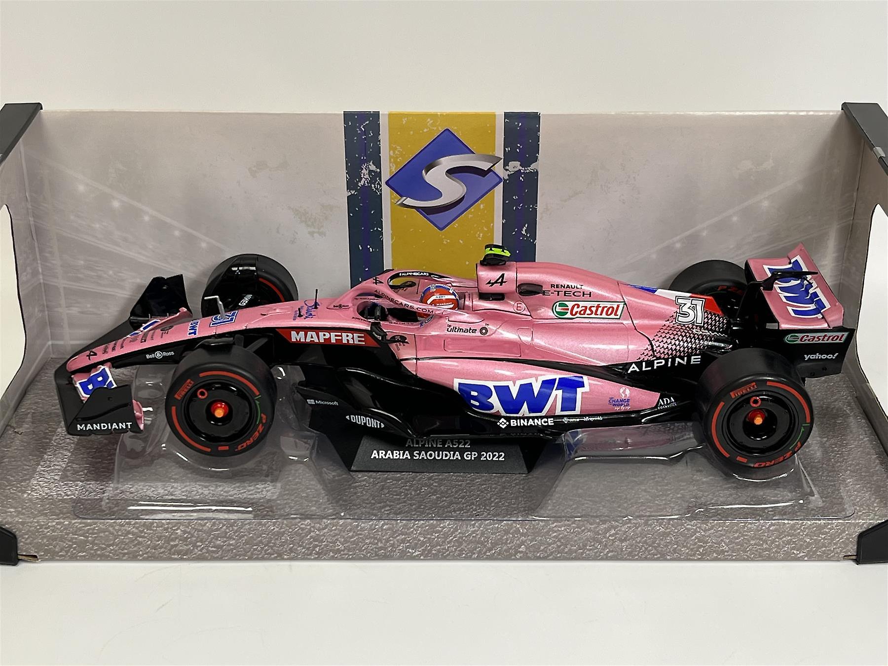 Esteban Ocon #31 Alpine A522 Arabia Saoudia GP 2022 1:18 Scale Solido 1808802