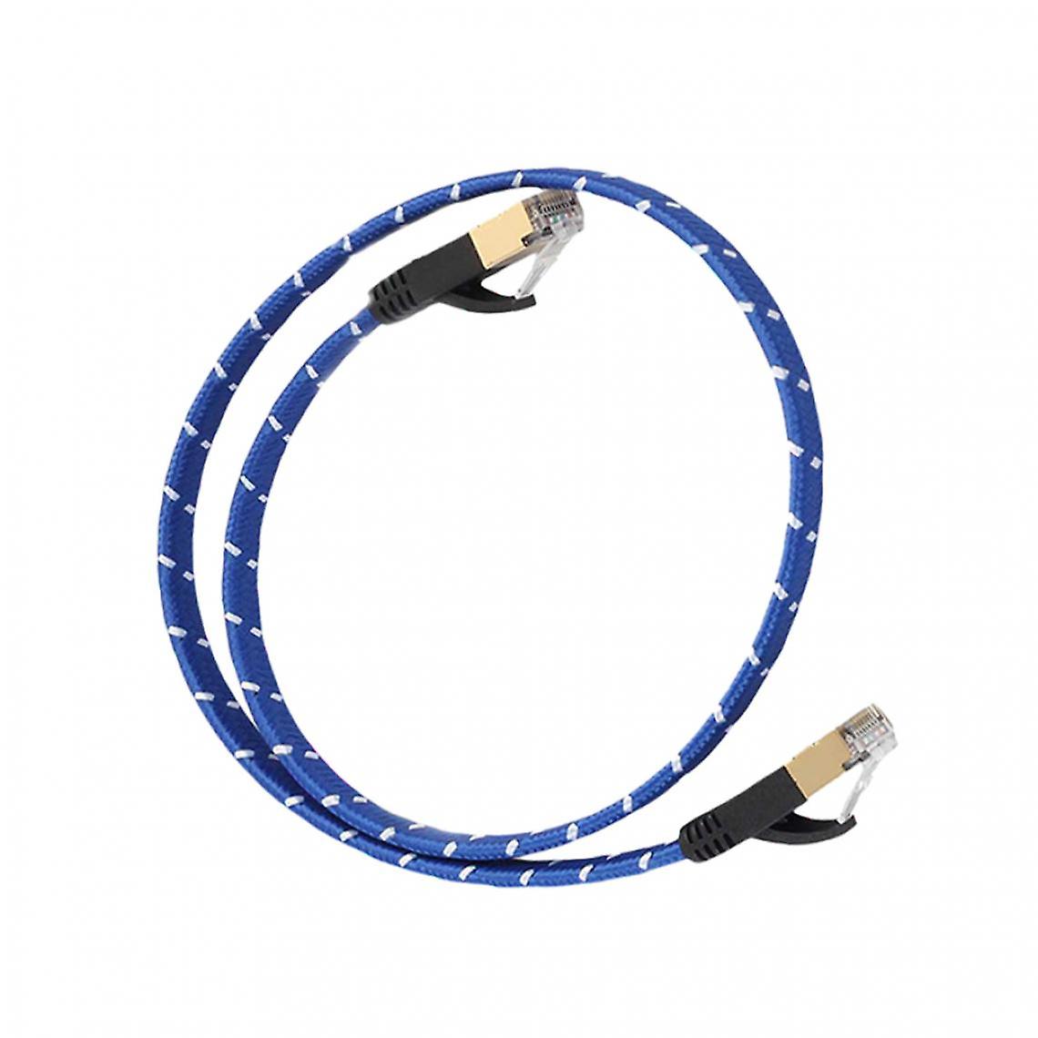 Cat7 Gold Plated Shielded Ethernet Network Cable 10gbps 600mhz 1m