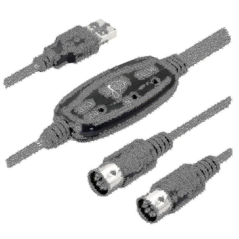 Adattatore USB A MIDI 5 Pin - Interfaccia Per Tastiere, Pianoforti Digitali E Dispositivi Musicali, Plug And Play - Foto 8