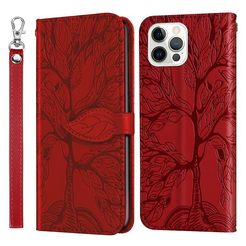 Wallet Case For iPhone 13pro max 6.7 inch Premium PU Leather Flip Cover Life Tree
