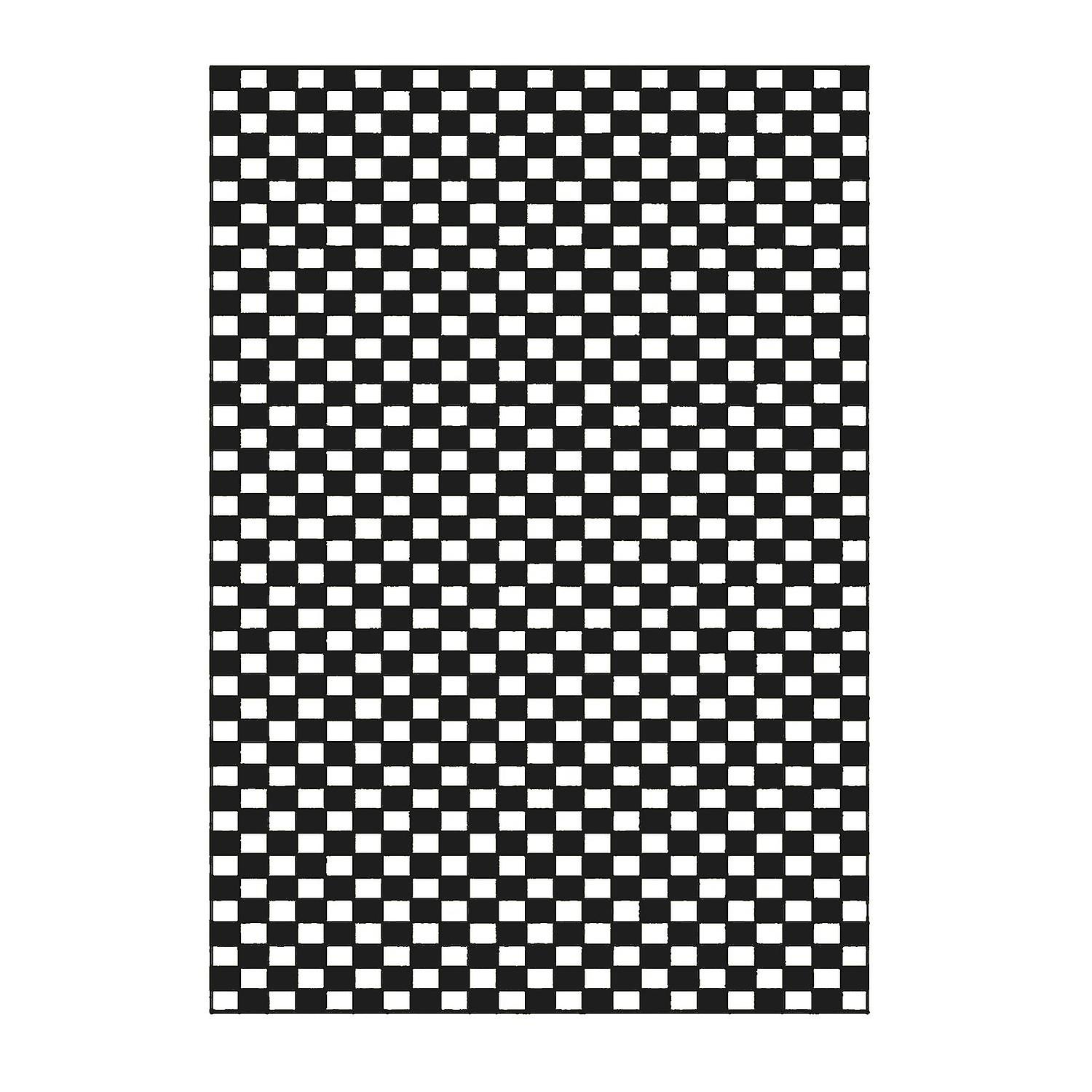 Creative Chessboard Pattern Carpet Decor More Thicken Stylish Polyester Ground Carpet for Home