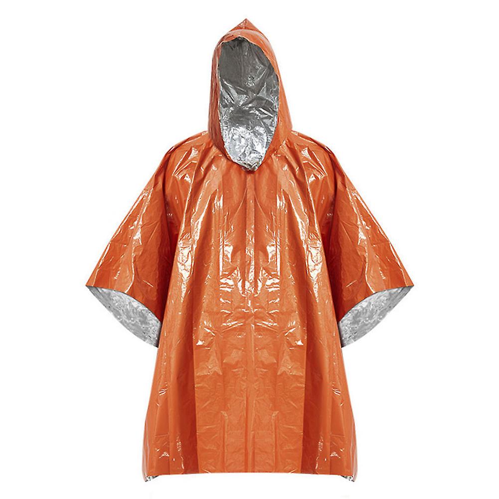 Outdoors Emergency Raincoat Multipurpose Zipper Rainsuit for Hiking Fishing