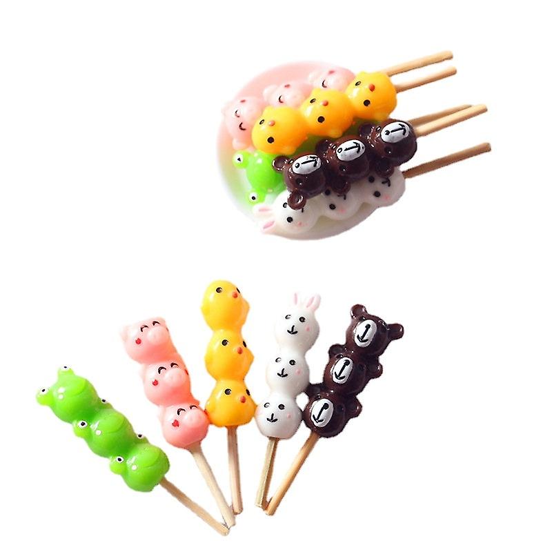 Miniature Furniture Toy Dolls House DIY Decoration Accessories Mini Cartoon Sugar Gourd
