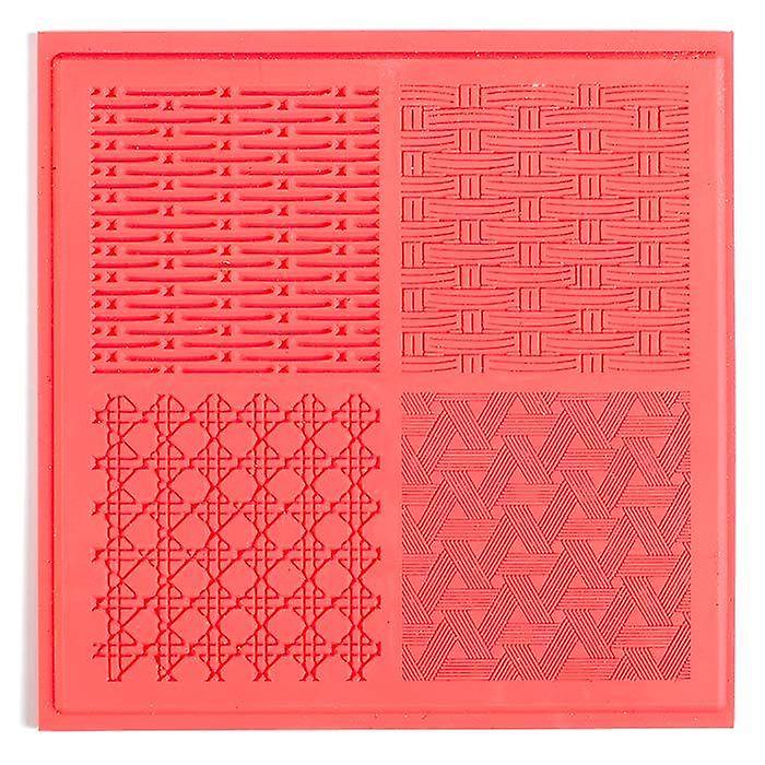 Polymer clay texture sheet - Basketry