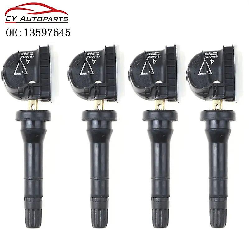 4pcs New Tpms Sensor Tire Pressure Sensor For Vauxhall Astra Insignia Vectra Zafira 13597645