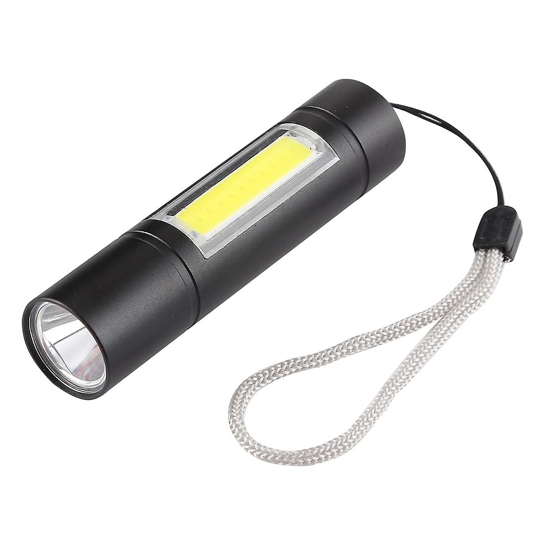 A1 USB Charging Waterproof Fixed Focus XPE + COB Flashlight