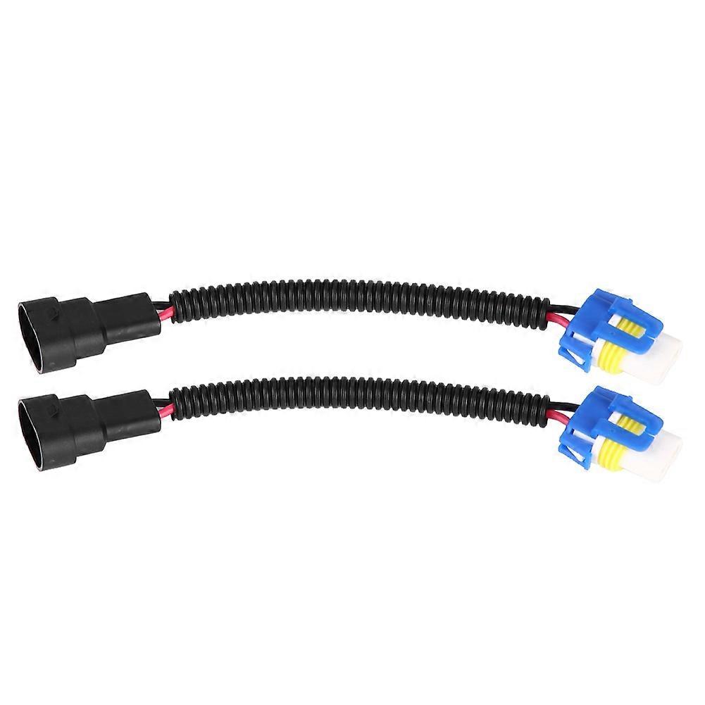 9006 Wiring Harness Adapter 2Pcs Ceramic Connector Plug Socket Extension