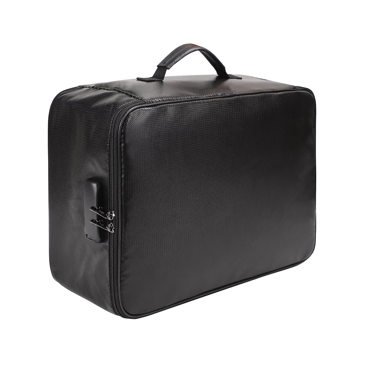 Fireproof File Document Bag Safety Organizer Zipper Closure Fire & Water Resistant Money Pouch Multi