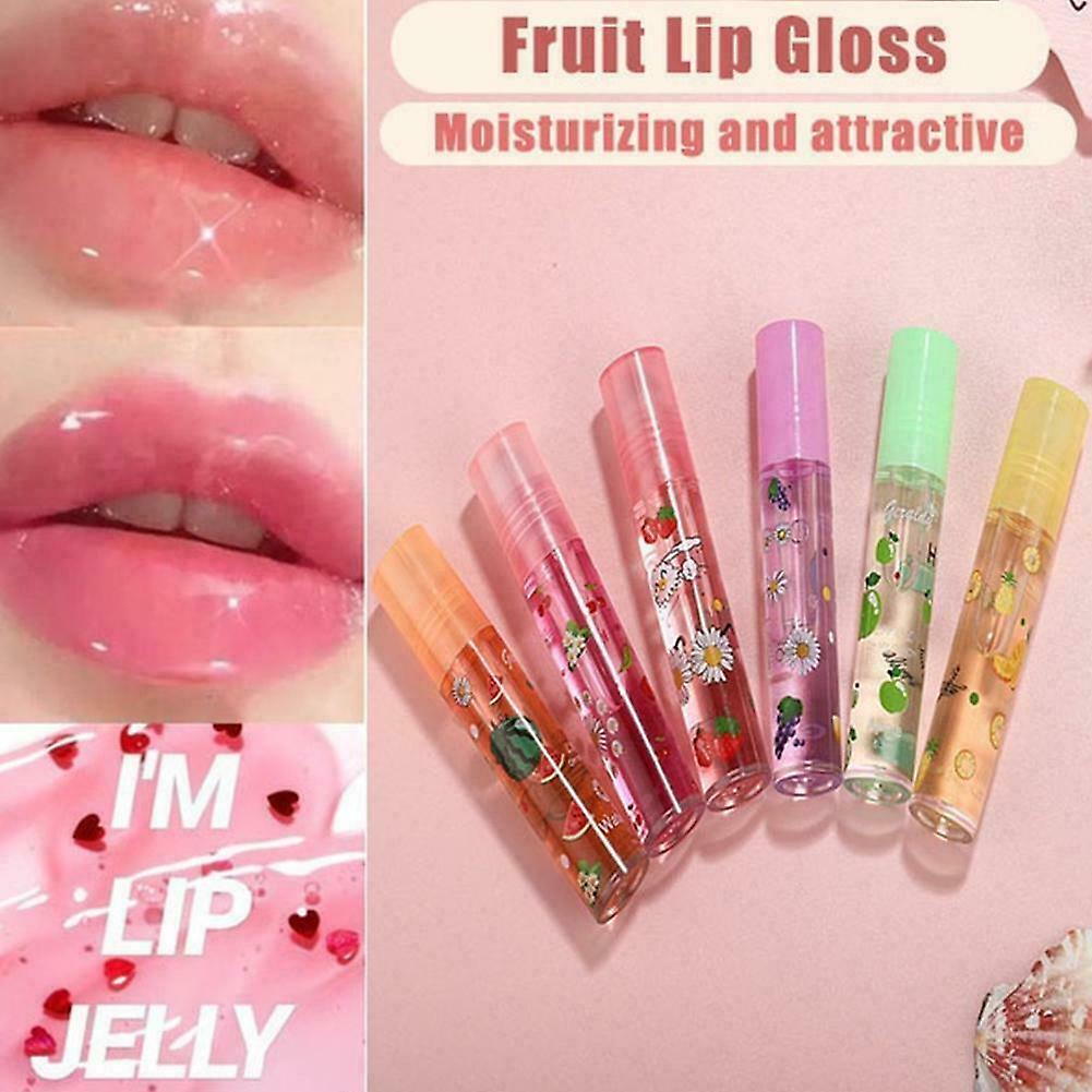 Mirror Water Lip Gloss Transparent 6Color Randomly Moisturizing Lipsticks