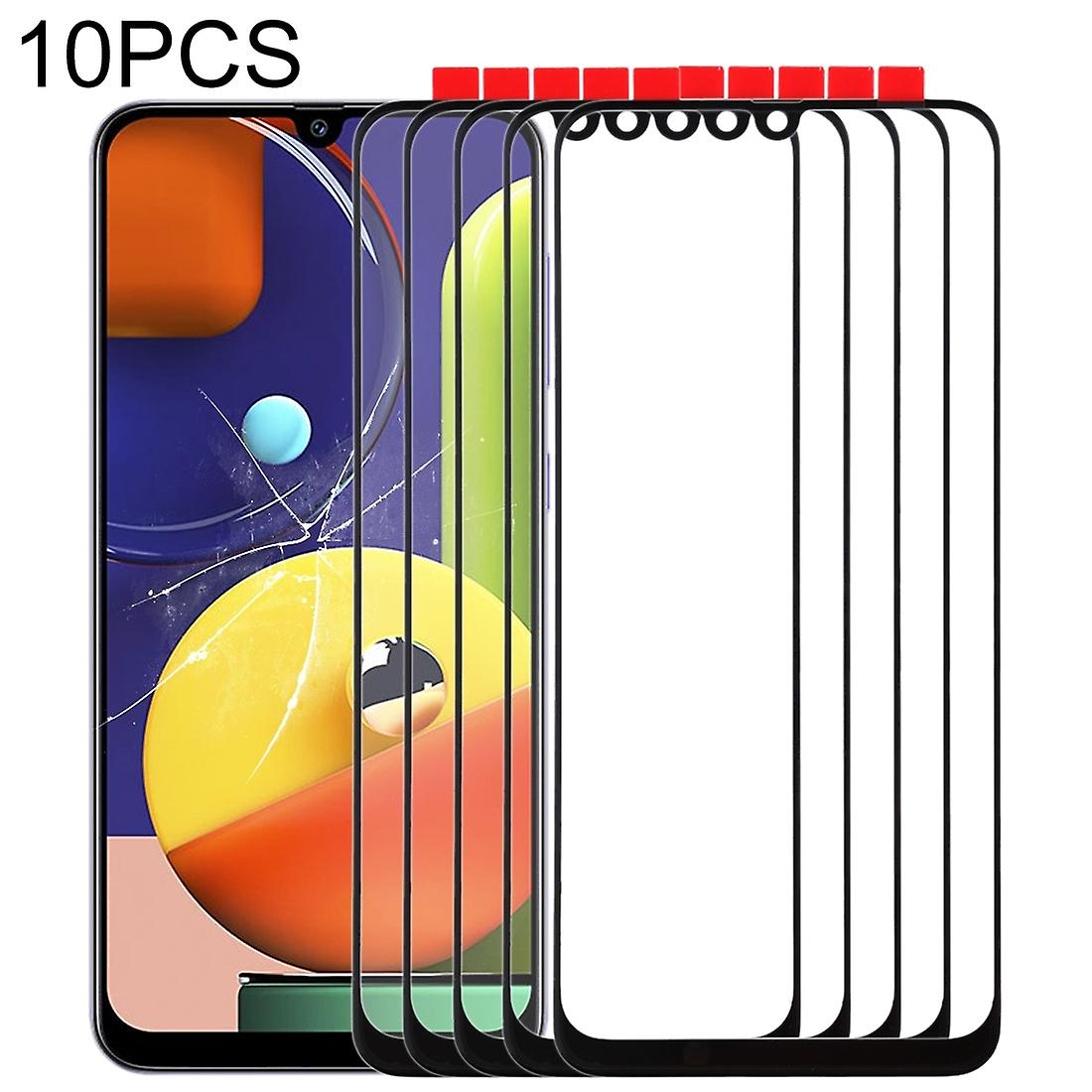 10 PCS Front Screen Outer Glass Lens for Samsung Galaxy A50s