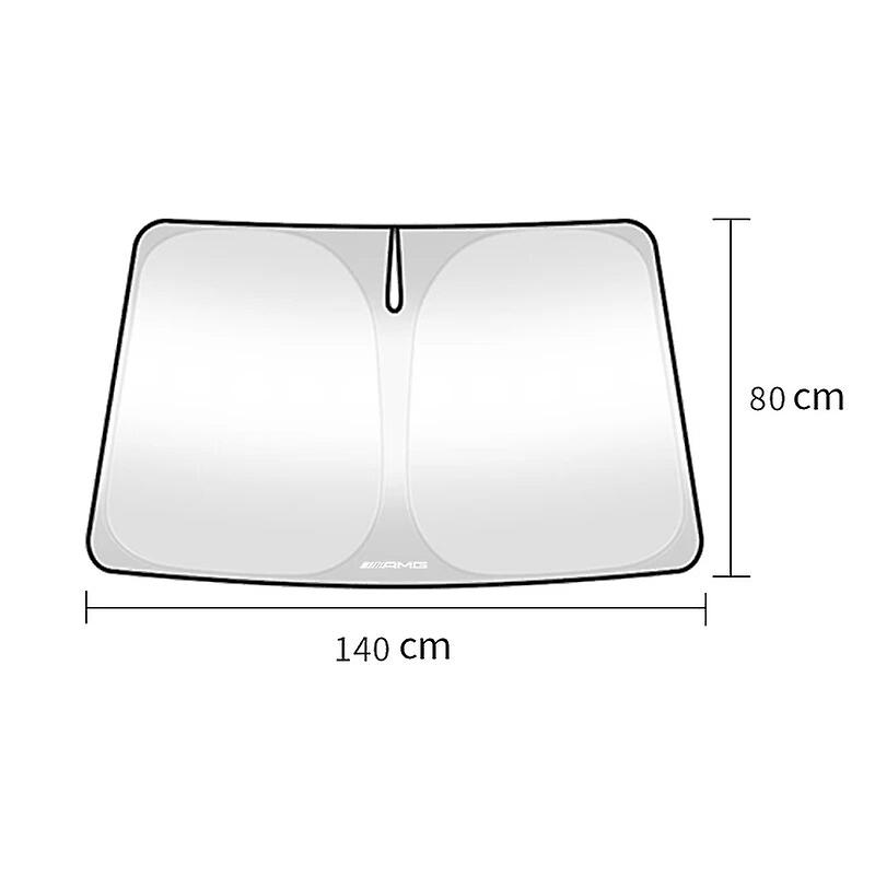 Visiere parasole pieghevoli Riflettenti UV Parabrezza Auto Prendisole per Mercedes Benz AMG ACE Class W201 W210 W108 W204 W205 W203 W211 ~ 25873