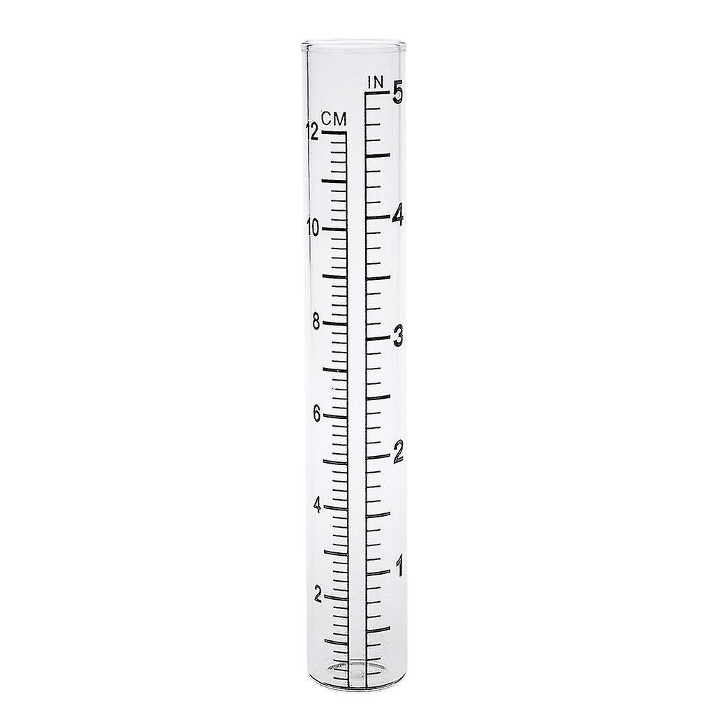 2.2cm Diameter Rain Gauge Easy To Read Scale In Both Inch And Millimeters-hy
