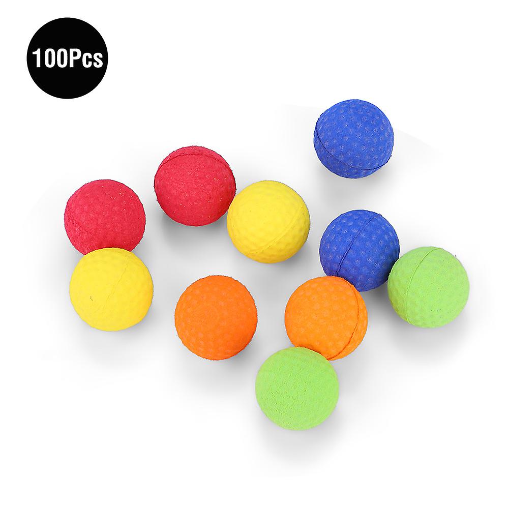 100PCS Colorful Soft Toy Bullet Balls for Rival Zeus Apollo Refill Gun Bullet Toy