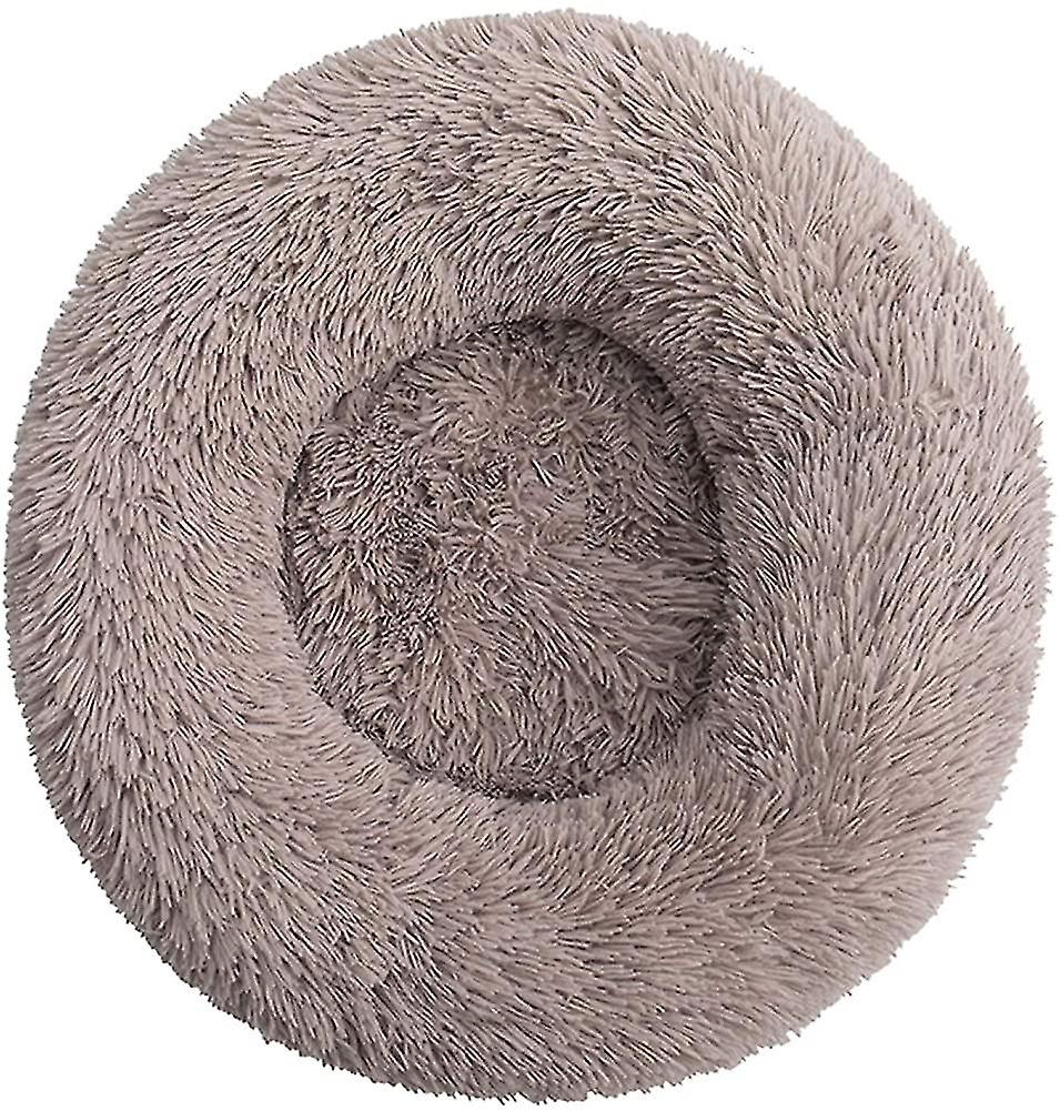 Non-slip And Waterproof Plush Dog And Cat Basket, Machine Washable 70 Cm Beige