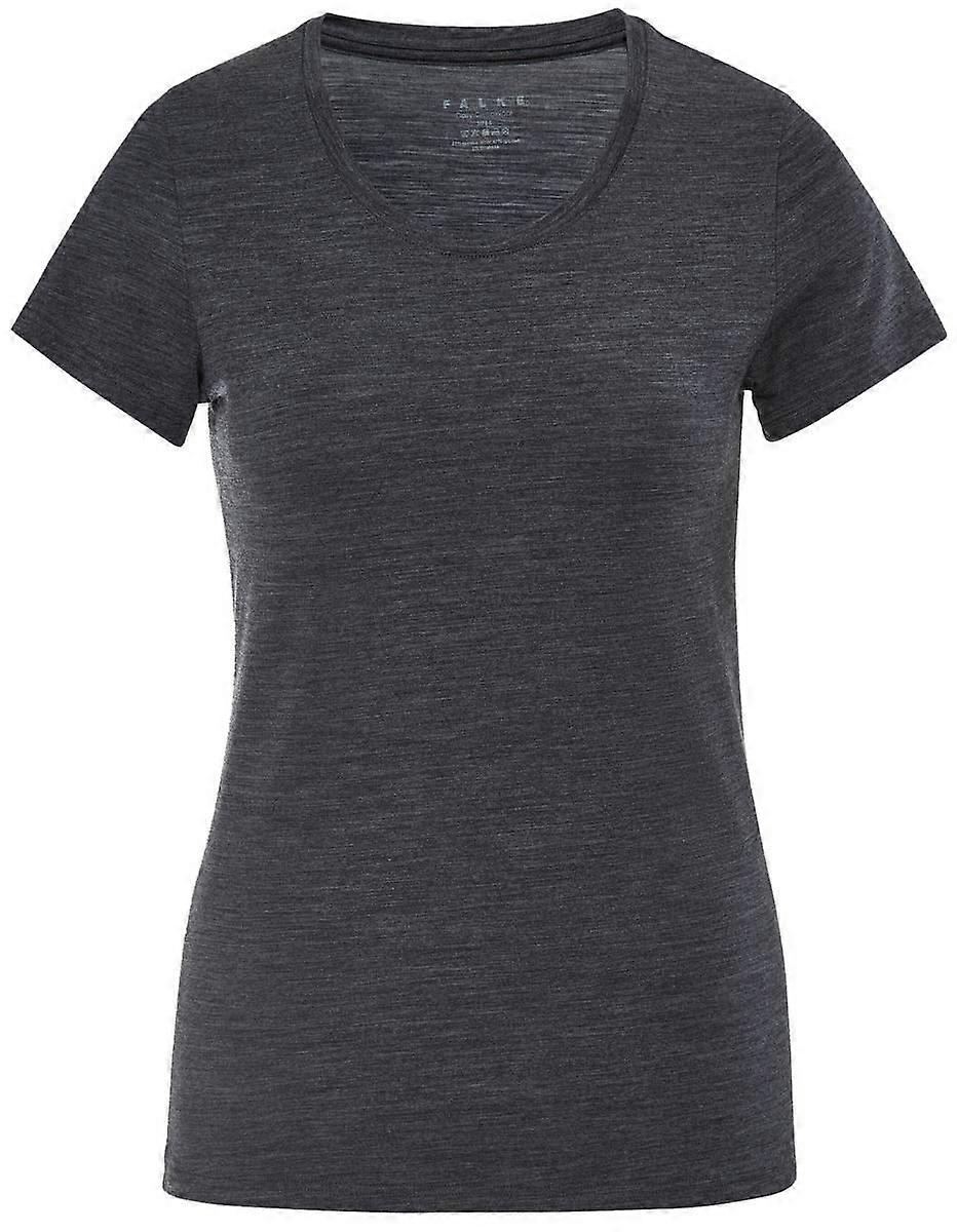 Falke Daily ClimaWool T-Shirt - Dark Grey Heather