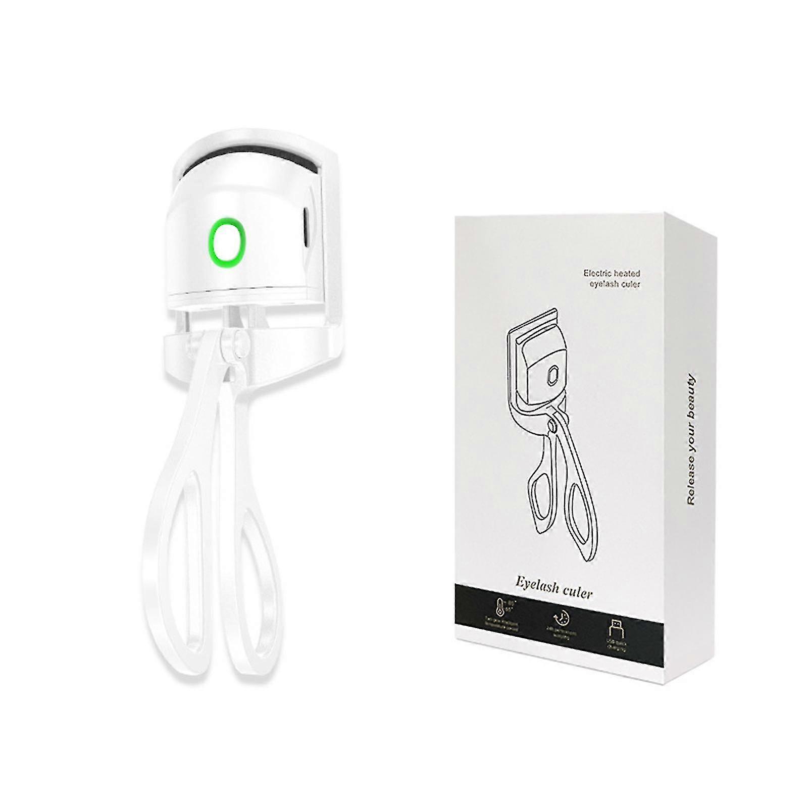 Mini Portable Electric Eyelash Curler Usb Rechargeable Temperature-controlled Electric Perm Curling Eyelash Curler