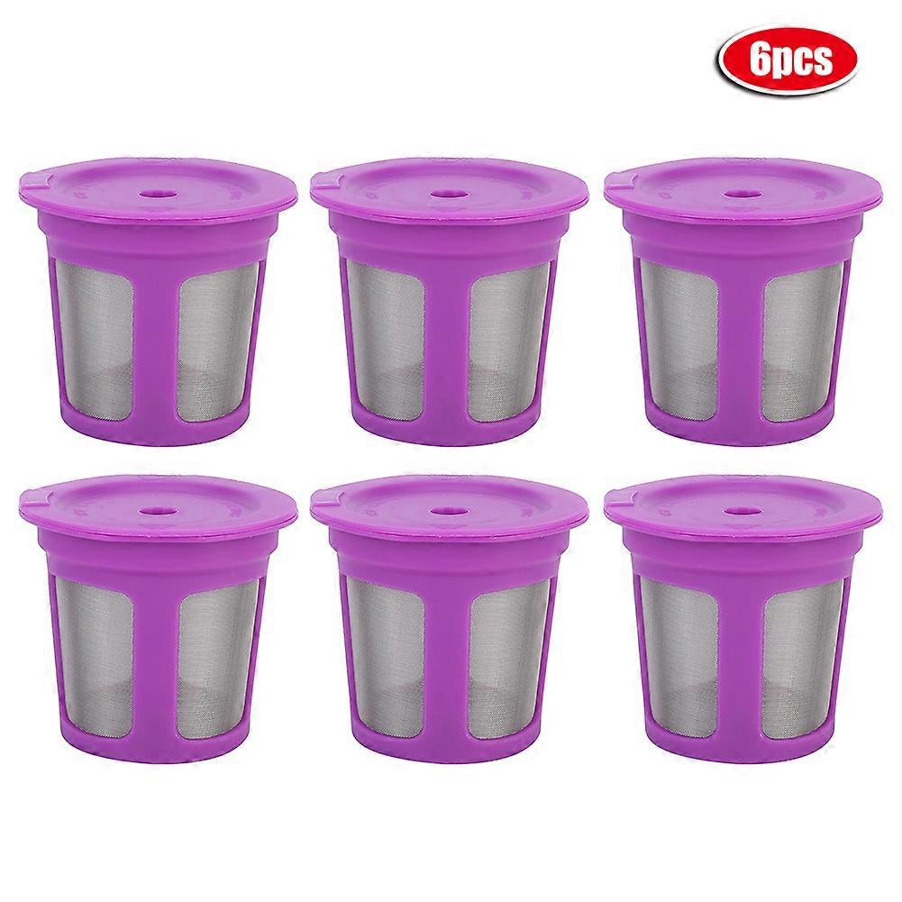 Household Refillable Coffee Capsule Cup Coffee Filter Kit Coffee Machine AccessoryPurple