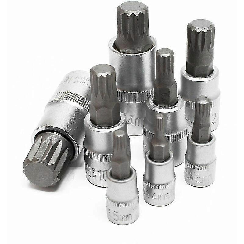Multi Socket Set 8 pcs M4 - M16 Tools Hand Tools Wrench and Sockets Wrench Sockets and Bits