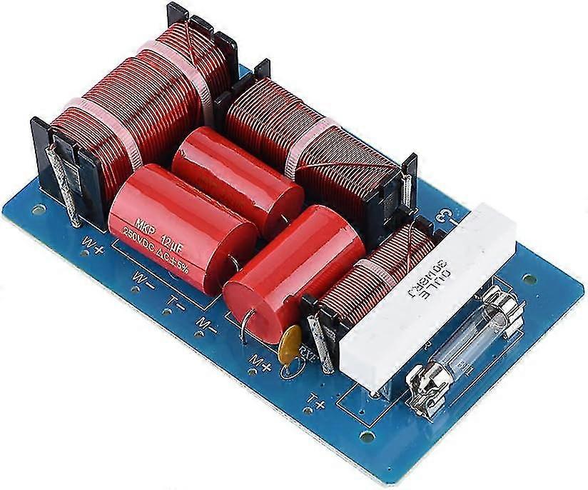 1 * Frequency Divider - Treble Alto Bass 3way Frequency Divider Hi-fi Audio Filter Module Board For High Power Speaker
