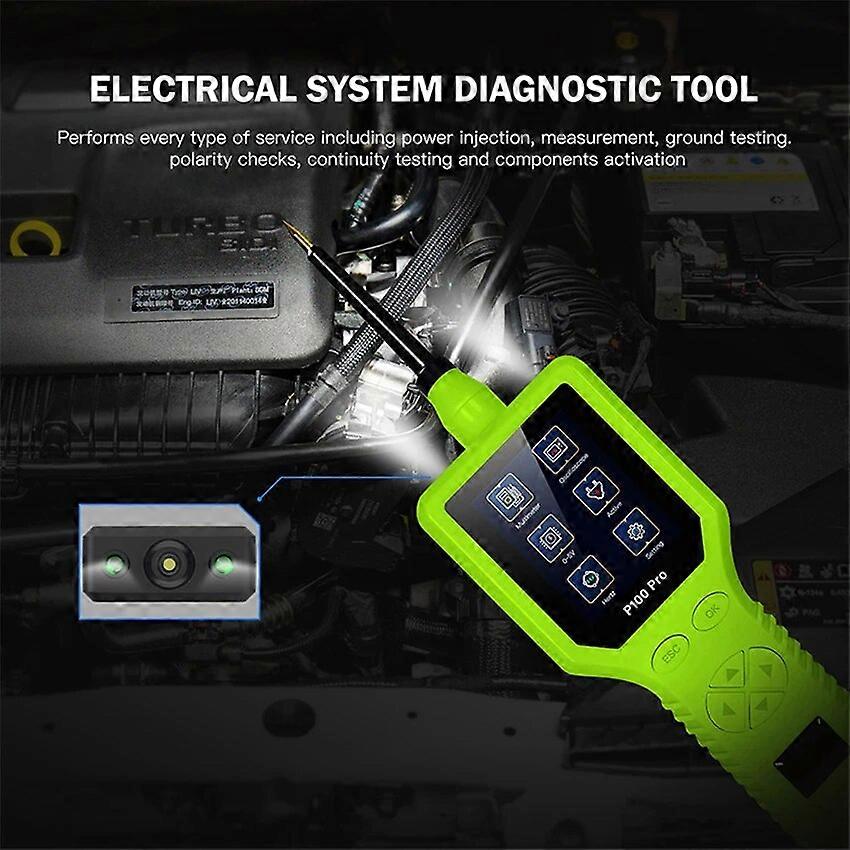 Power Probe P100 Pro Car Circuit Analyzer Automotive Electric System Tool Injector Tester For Truck Motorcycle Tester UNKU57370