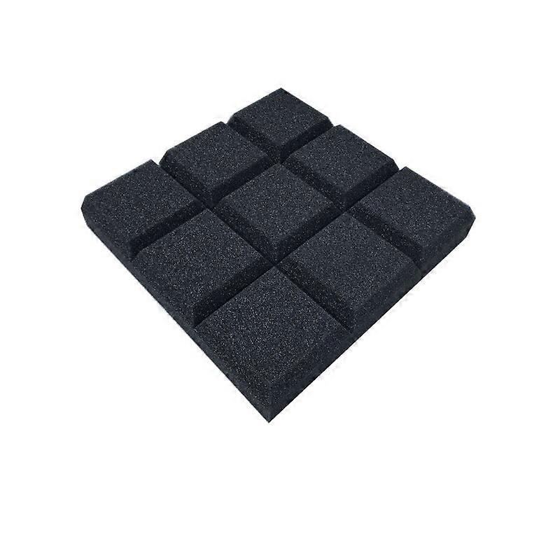 300x300x50mm 12/24Pcs Studio Acoustic Soundproof Foam Pyramid Sound Absorption Treatment Panel Tile Wedge Protective Sponge