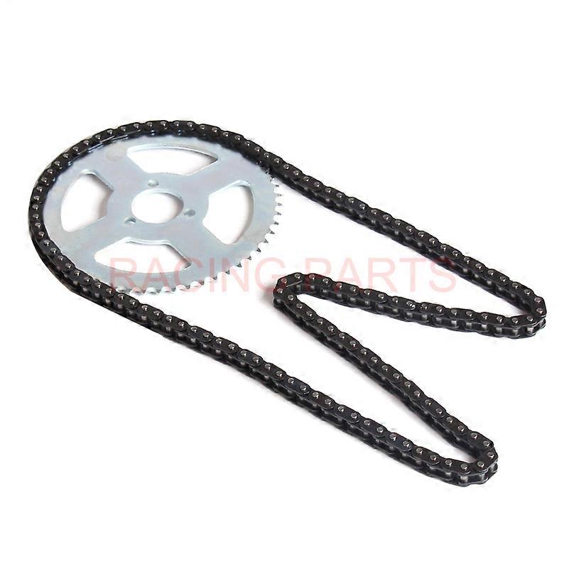 47cc 49cc T8f Chain And 54t Chain Plate For Mini Moto Atv Quad 2 Stroke Engine Parts Accessories