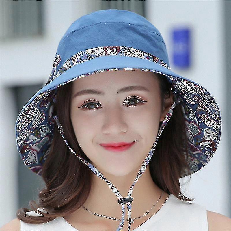 GYFDYM womens Large Wide Brim Sun Visor Cappelli Floppy Pieghevoli Caps Sunhat