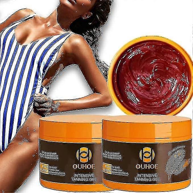 جل دباغة مكثف ، جل ترطيب ذاتي الدباغة جل جل مسرع الدباغة الطبيعية لكراسي الاستلقاء للتشمس في الهواء الطلق لون البشرة البرونزي