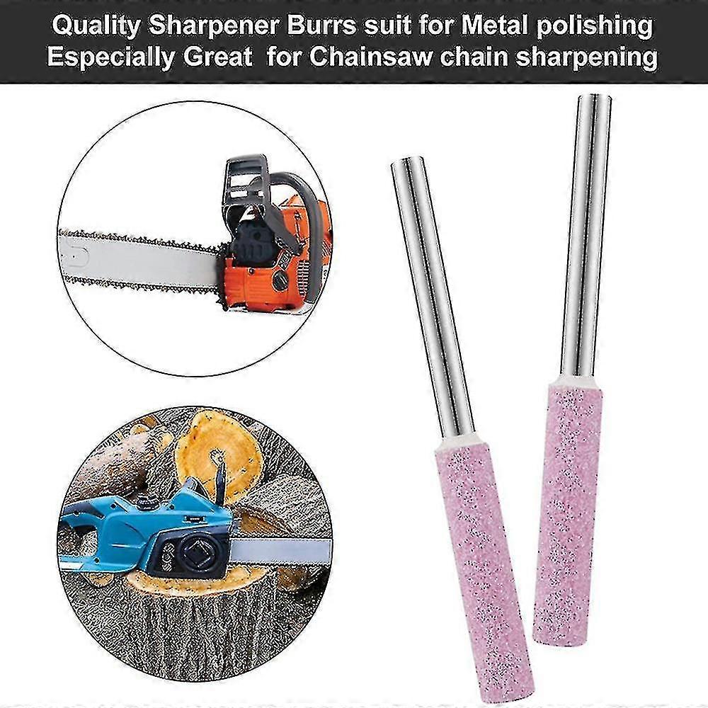 24 Pack Chainsaw Sharpener Grinding Stones Polishing Grinding Tool For Chainsaw Sharpener 3x4.8mm