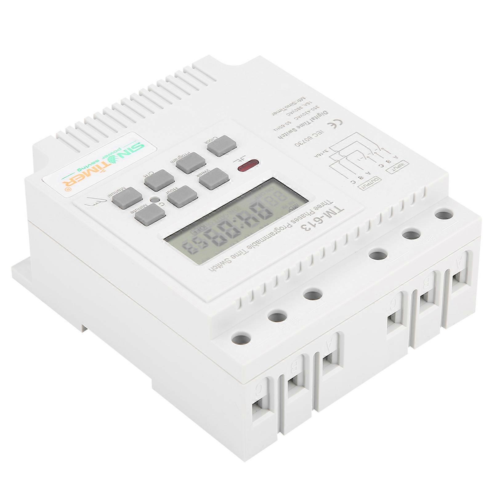 TM-163 Three Phases 380V Smart Digital Weekly Programmable Control Power Timer Switch
