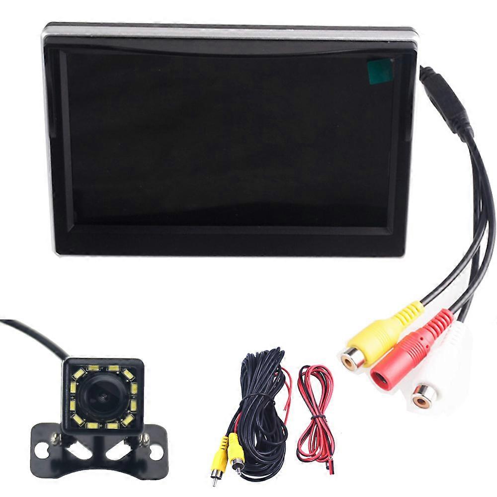 50 Color TFT LCD Car Parking Monitor Assistance Monitors DC 12V Car Monitors With 12 LED Light Night Rear View Camer