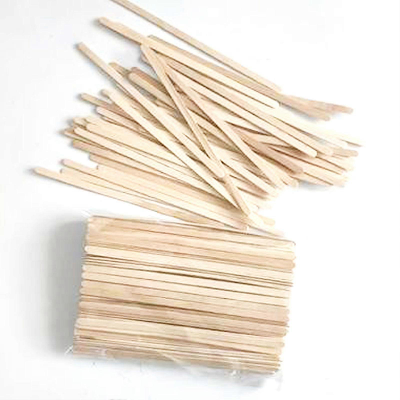 Wooden Ice Cream Sticks 1000 Pcs Craft Sticks 14x0.5x0.1cm for Wax Tongue Depressor