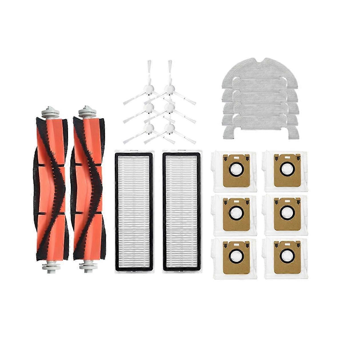 For Bot D10 Plus Rls3d Robot Vacuum Cleaner Parts Main Side Brush Hepa Filter Mop Cloth Dust Bag