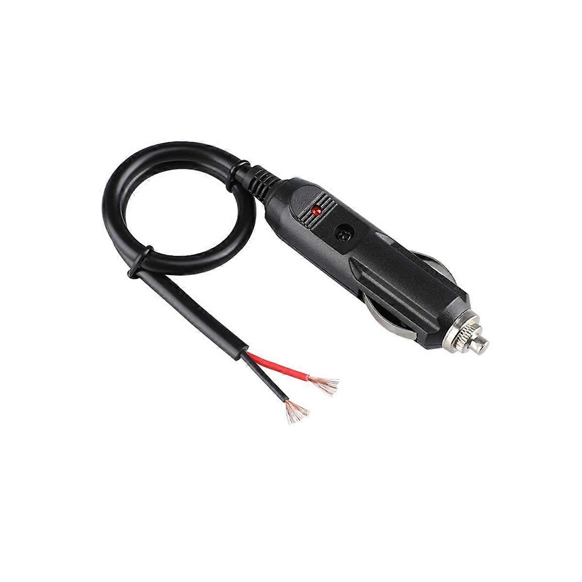 15A High Plus Lighter Head 30cm Car Lighter Plug Cable Car Adapter Cable