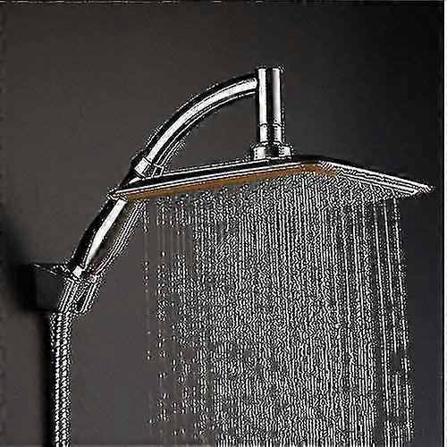 360 Swivel Joint 9 Inch Square Rainfall Overhead Shower Head Ionic