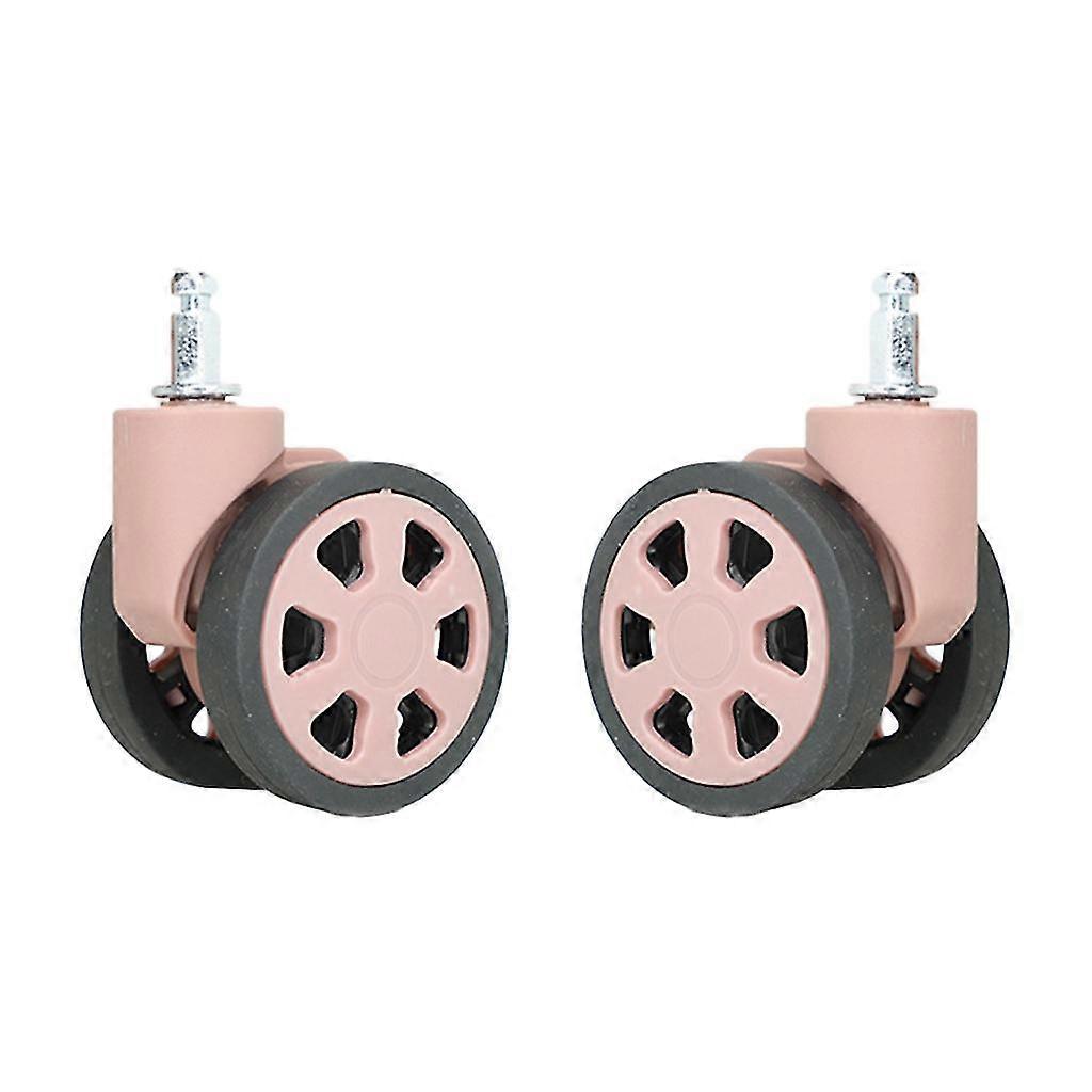 Durable Replacement Wheels Universal Quiet Wheels Versatile Wheels 1 Pair For Luggage Smooth Rolling & Easy To Install