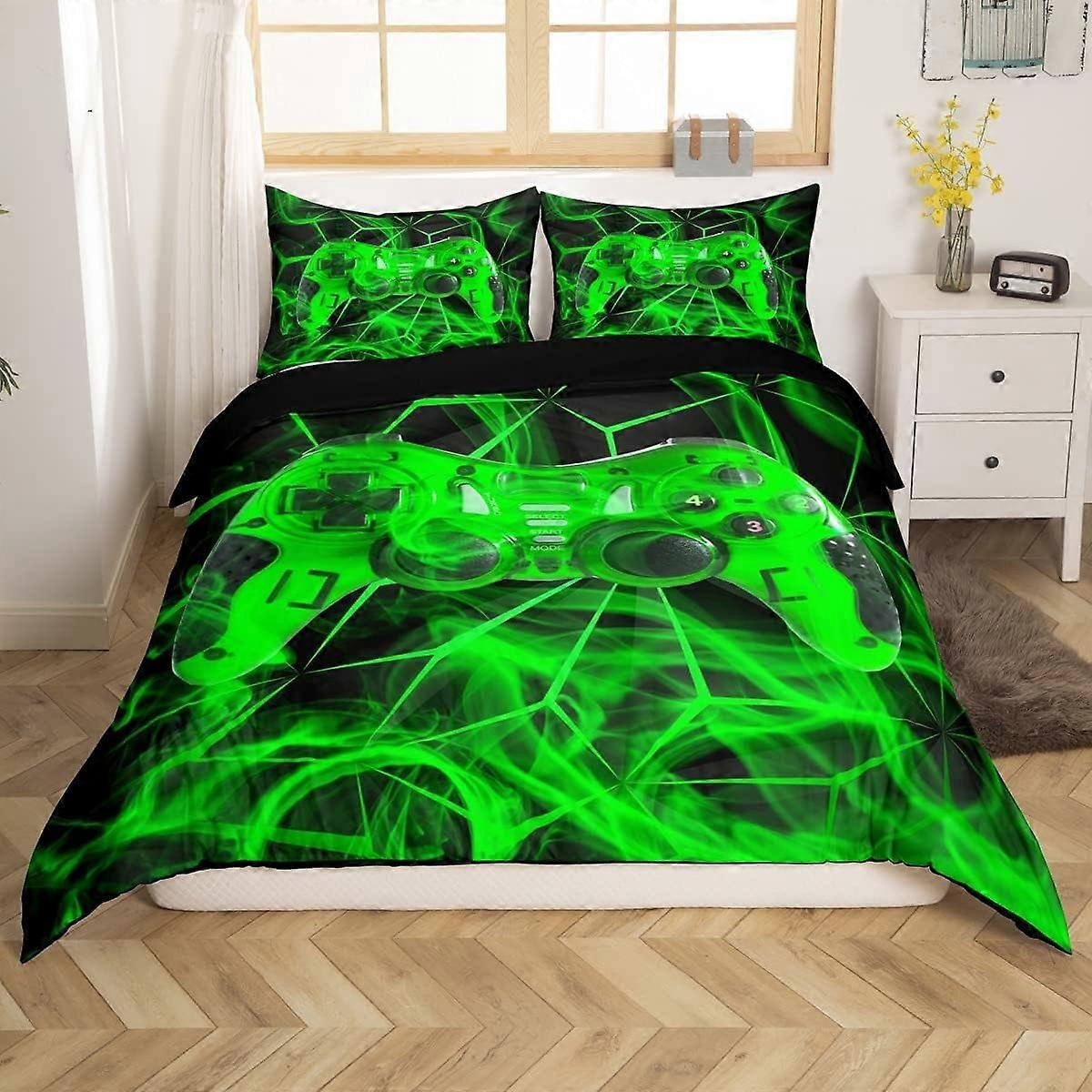 i491 Motocross Sängkläder Set För Pojkar King Size Motorcykel Racer Täcke Täcke Extremsport Tie Dye Påslakan Set Dirt Bike Motorfordon Biker Q